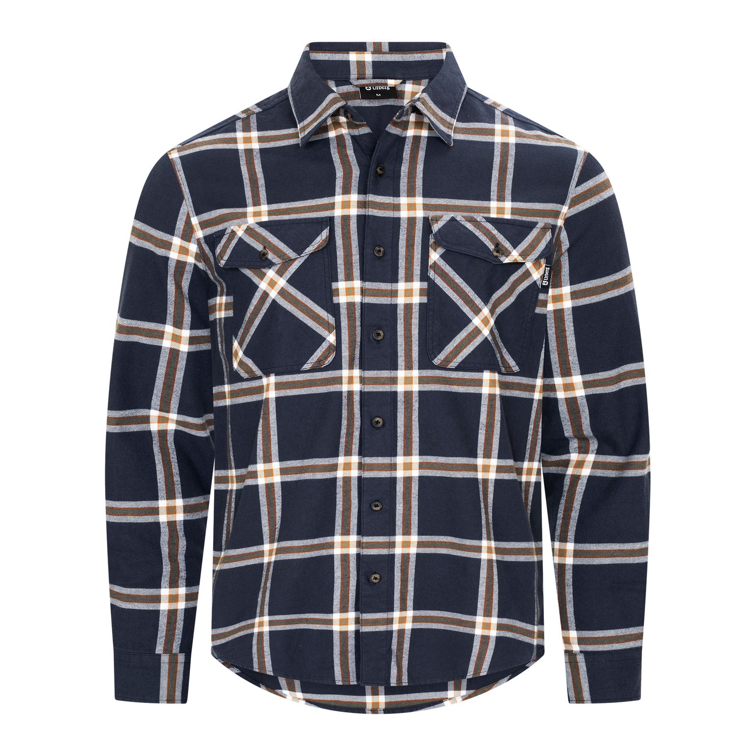 Urberg Two Pocket Flanell Shirt Men Blue Nights/deep Lichen Green