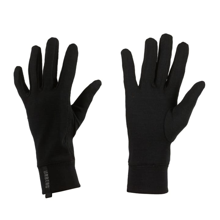 Urberg Merino Wool Liner Gloves Jet Black Urberg Urberg Merino Wool Liner Gloves Jet Black Urberg