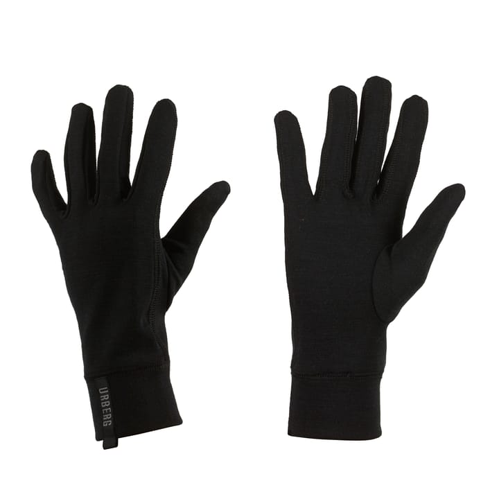 Urberg Merino Wool Liner Gloves Jet Black Urberg Urberg Merino Wool Liner Gloves Jet Black Urberg