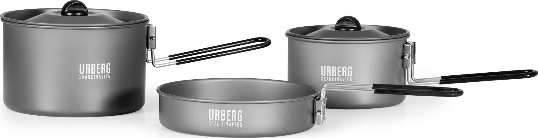 Urberg Rogen Cookset 2P Grey OneSize, Grey