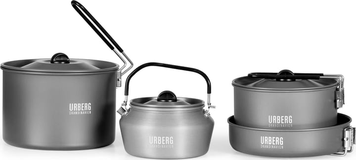 Urberg Rogen Cookset 4P Grey Urberg Urberg Rogen Cookset 4P Grey Urberg