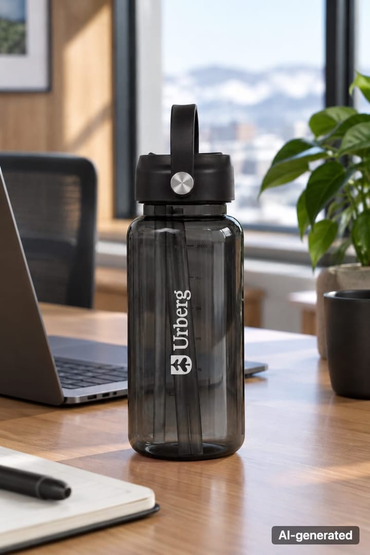 Urberg Tritan Flip Straw 600ml Asphalt Urberg