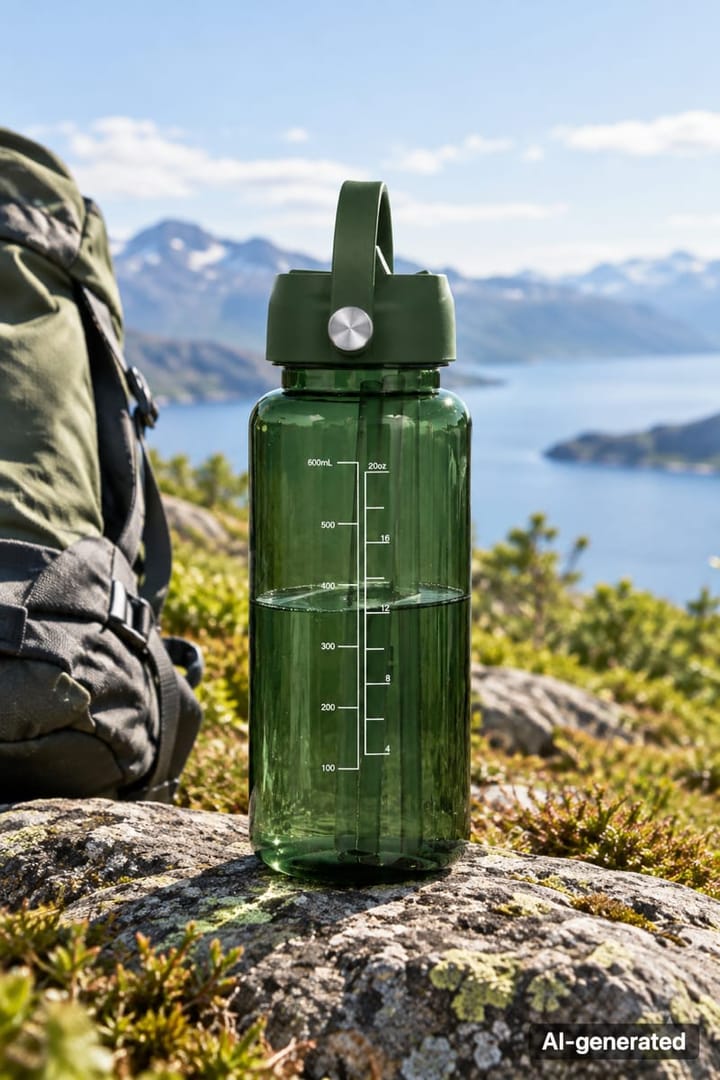 Urberg Tritan Flip Straw 600ml Kombu Green Urberg