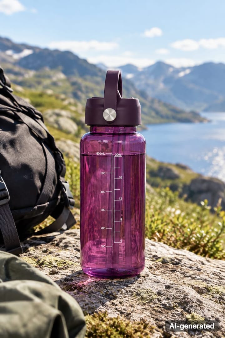 Urberg Tritan Flip Straw 600ml Dark Purple Urberg