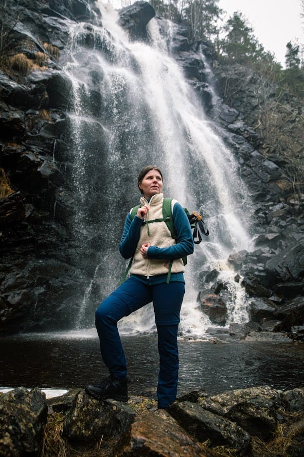 Women's Brodalen Zip-Off Hiking Pants Willow Gray Urberg