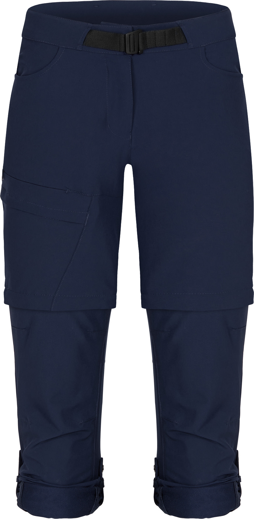 Women's pants that store zip off to shorts