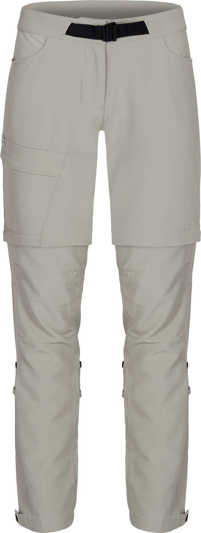 Women's Brodalen Zip-Off Hiking Pants Willow Gray Urberg