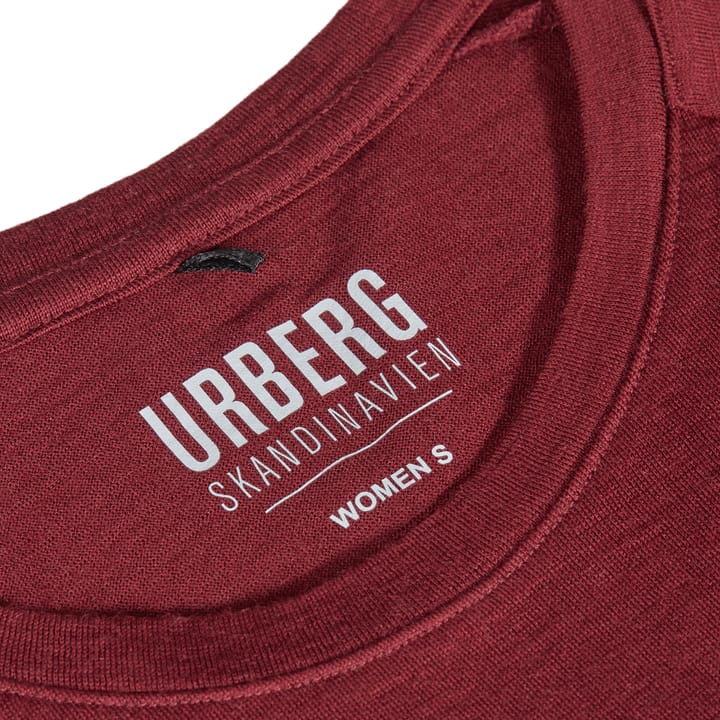 Urberg Women's Merino T-Shirt Cabernet Urberg