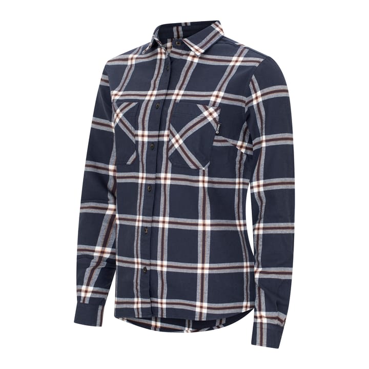 Urberg Two Pocket Flanell Shirt Wmn Blue Nights/huckleberry Urberg