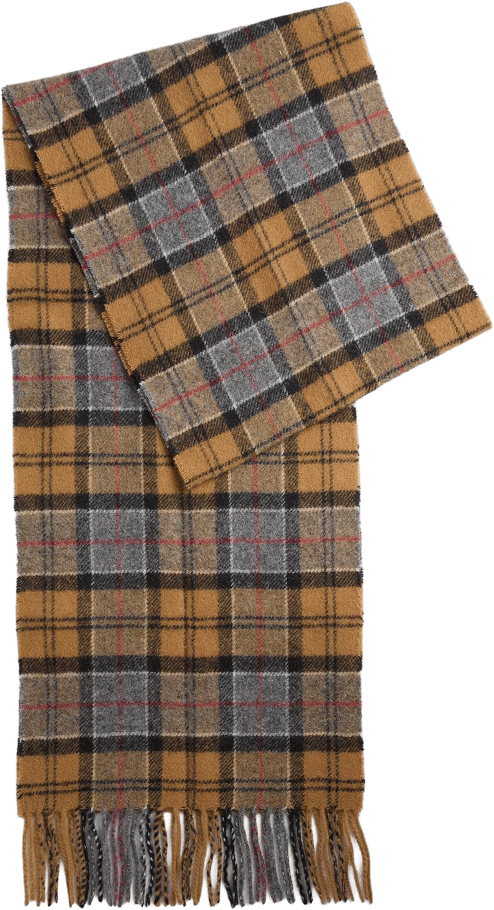 Barbour Unisex Tartan Lambswool Scarf Dk Dress Tartan Barbour
