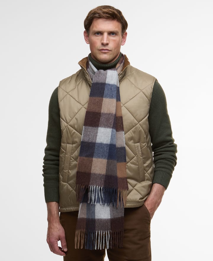 Barbour Barbour Lambswool Tattersall Scarf Midnight Oak Barbour Barbour Barbour Lambswool Tattersall Scarf Midnight Oak Barbour