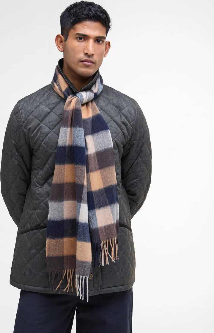Barbour Unisex Tattersall Lambswool Scarf Autumn Dress Barbour