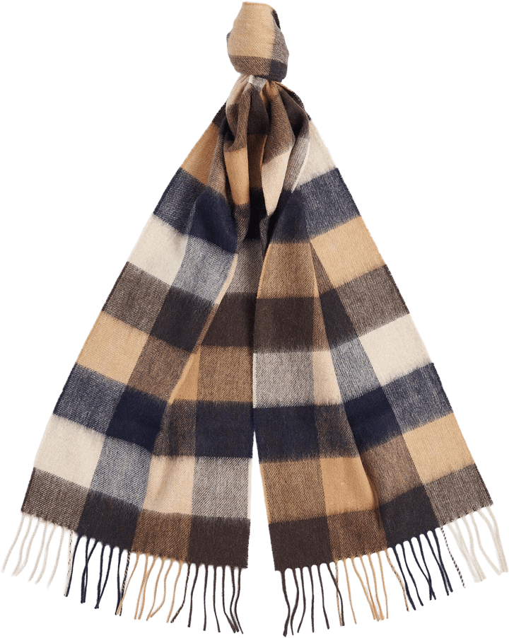 Barbour Unisex Tattersall Lambswool Scarf Autumn Dress Barbour