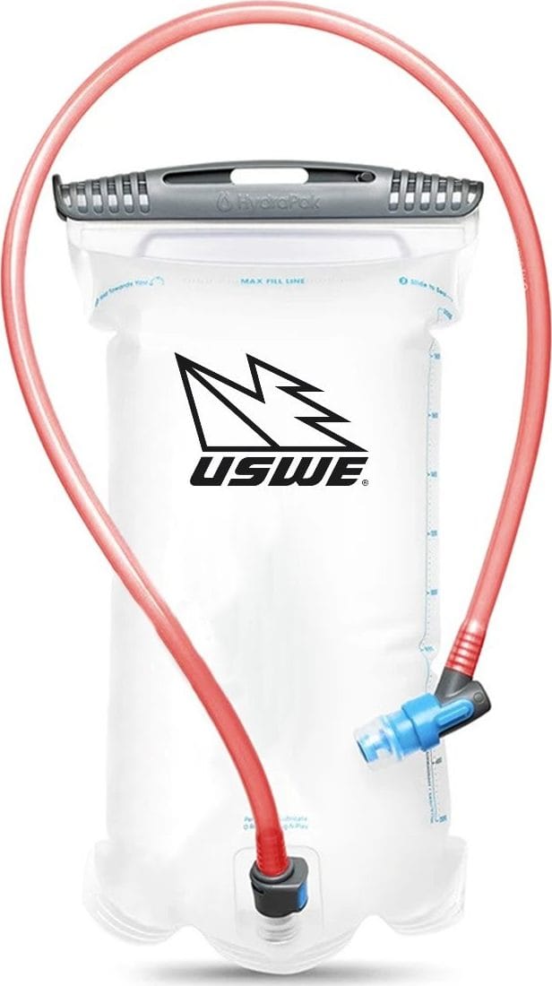 1L Elite Hydration Bladder / With Plug-N-Play Coupling Transparent USWE