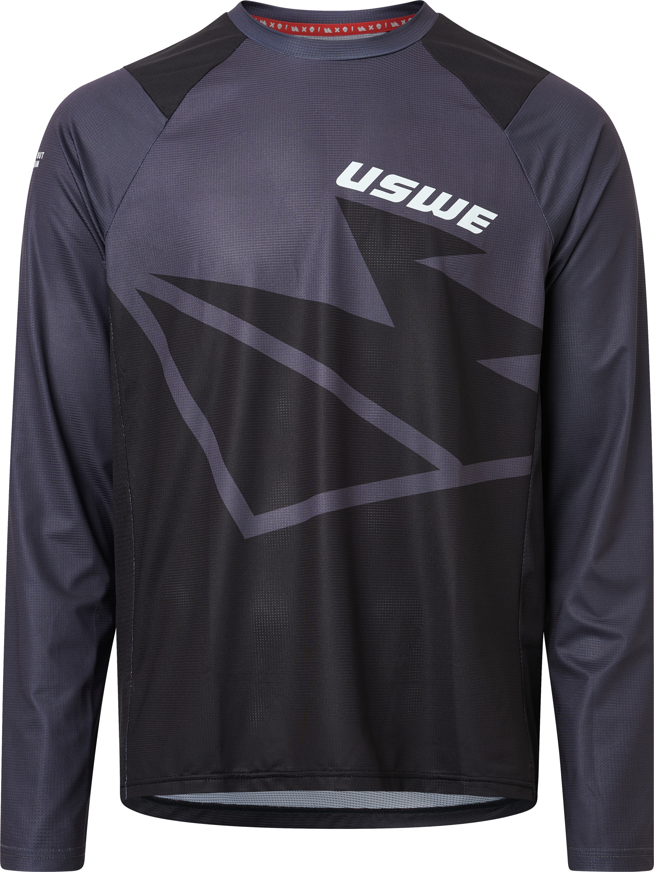 USWE Men's Berg MTB Jersey Blackened Pearl Pitkähihaiset urheilupaidat S