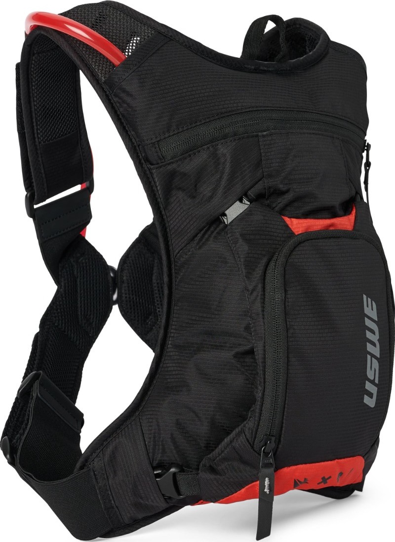 USWE Mtb Hydro 3L Hydration Pack Black/red Sykkelvesker OneSize