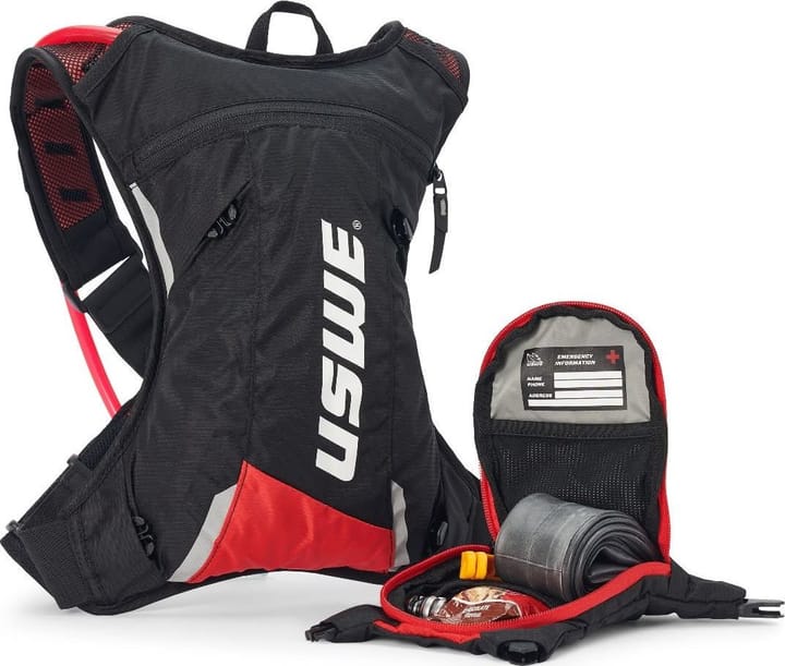 USWE MTB Hydro 3L Hydration Pack Black/Uswe Red USWE