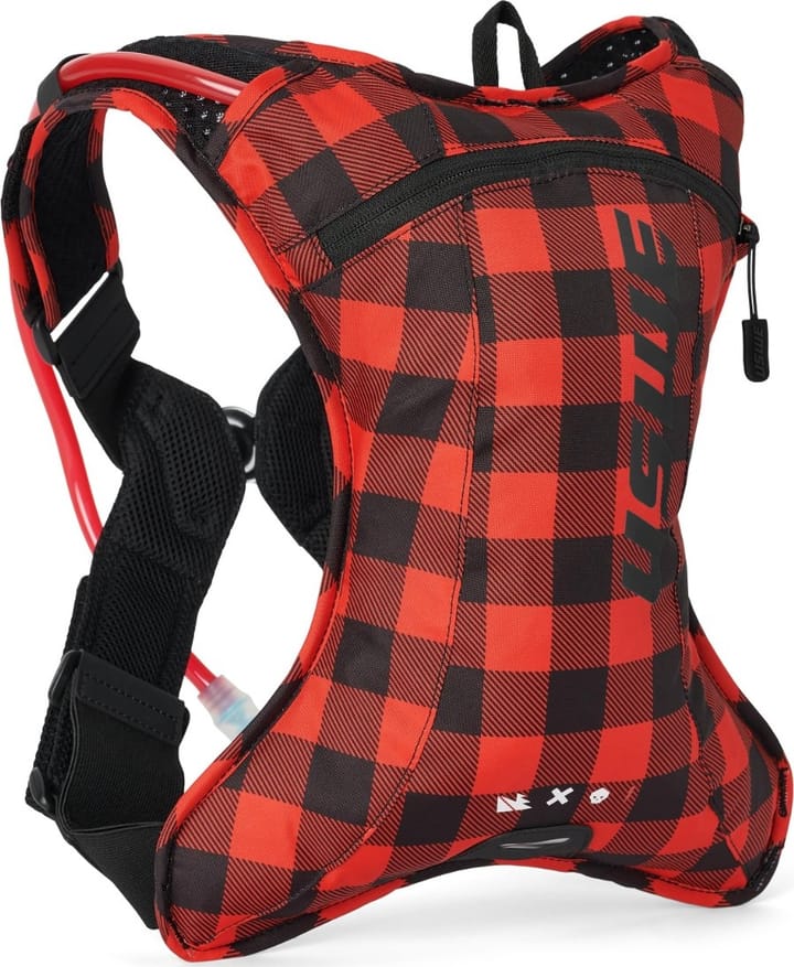 USWE Outlander 2L Hydration Pack Flannel Red/black USWE