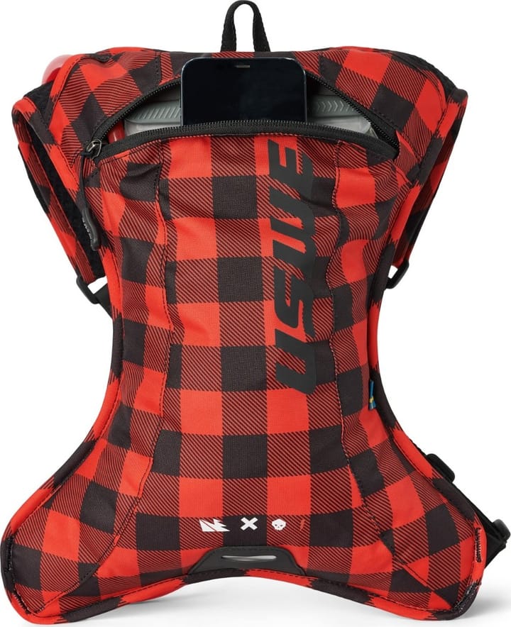 USWE Outlander 2L Hydration Pack Flannel Red/black USWE