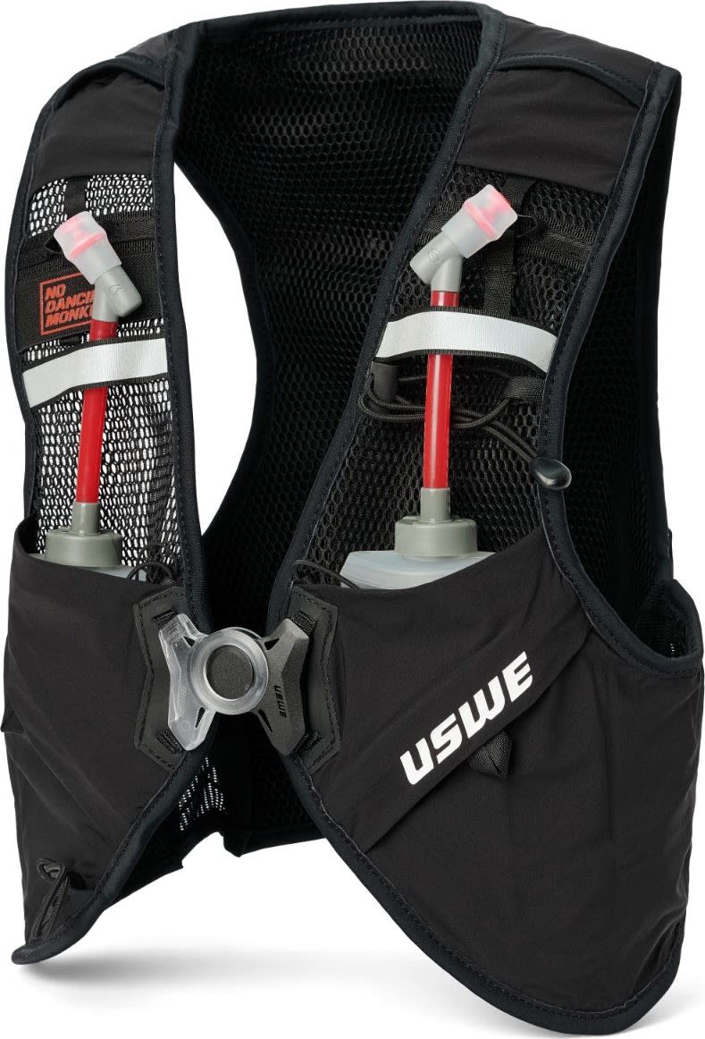 USWE Pace 8 L Trail Running Vest Carbon Black Träningsryggsäckar L