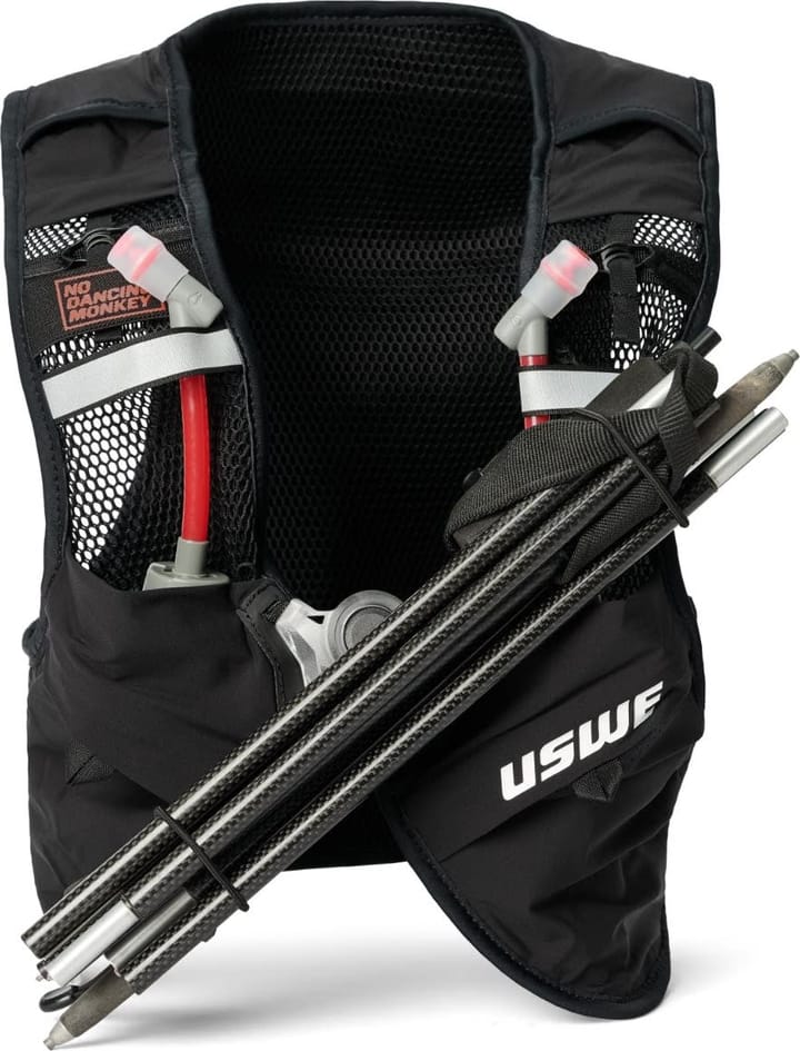 USWE Pace 8 L Trail Running Vest Carbon Black USWE