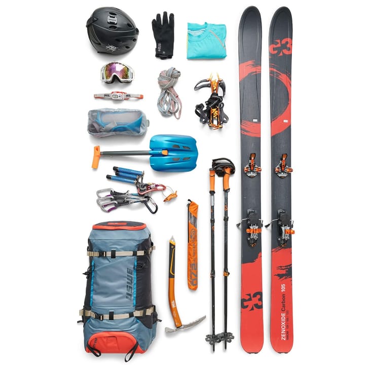 USWE Women's Brant 35L Ski Touring Daypack Blue/Red USWE