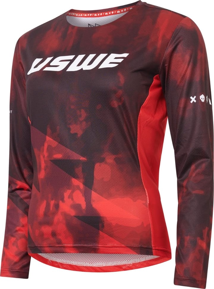 Women's Luftig MTB Jersey Flame Red USWE