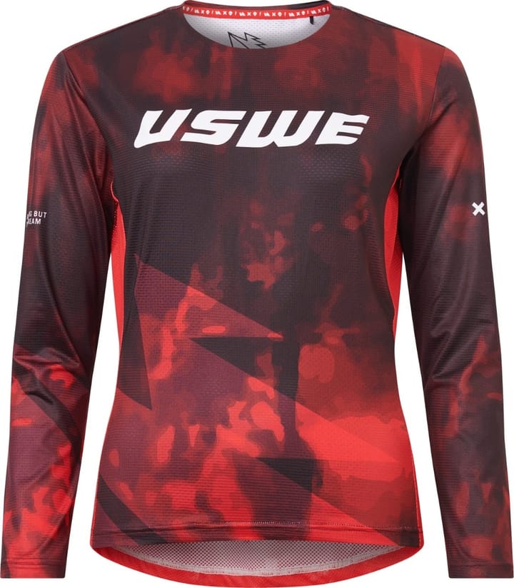 Women's Luftig MTB Jersey Flame Red USWE