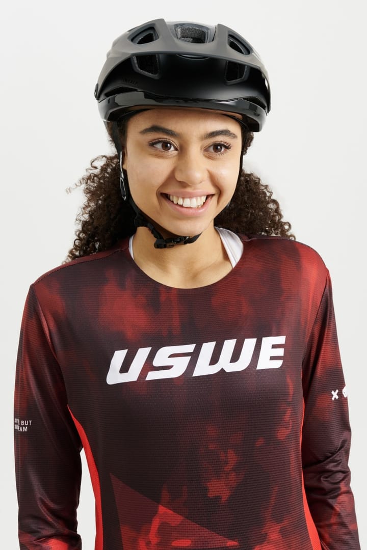 Women's Luftig MTB Jersey Flame Red USWE