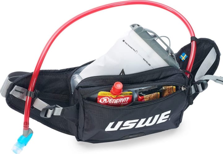 USWE Zulo 2L Hydration Waist Pack Carbon Black USWE