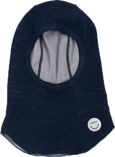 Viking Footwear Kid's Soft Merino Wool Balaclava Navy Viking Footwear
