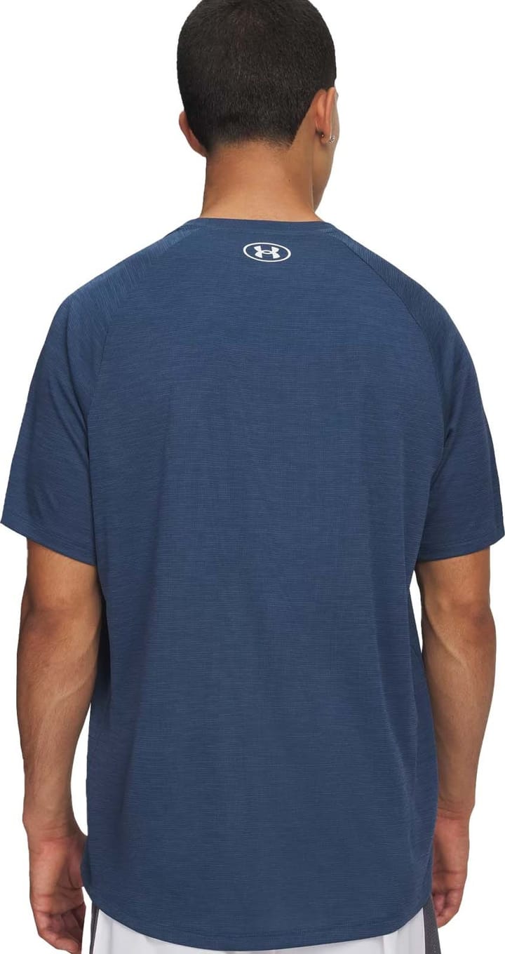 Under Armour Men's UA Tech Textured Short Sleeve Wham Blue Under Armour
