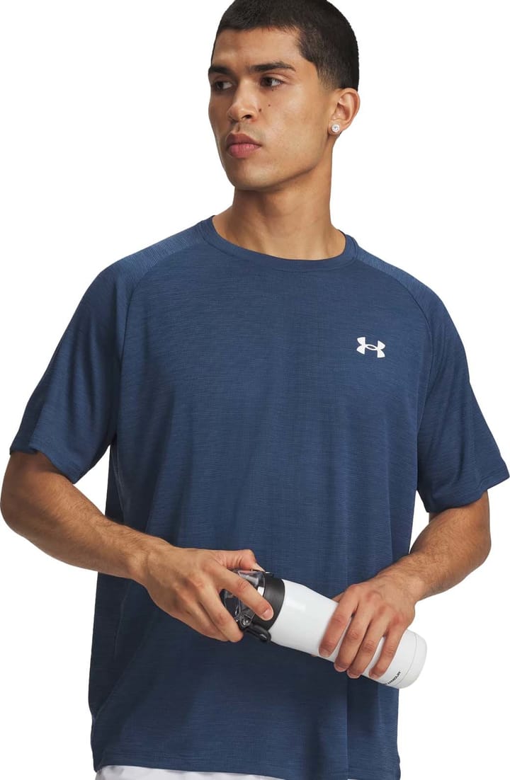 Under Armour Men's UA Tech Textured Short Sleeve Wham Blue Under Armour