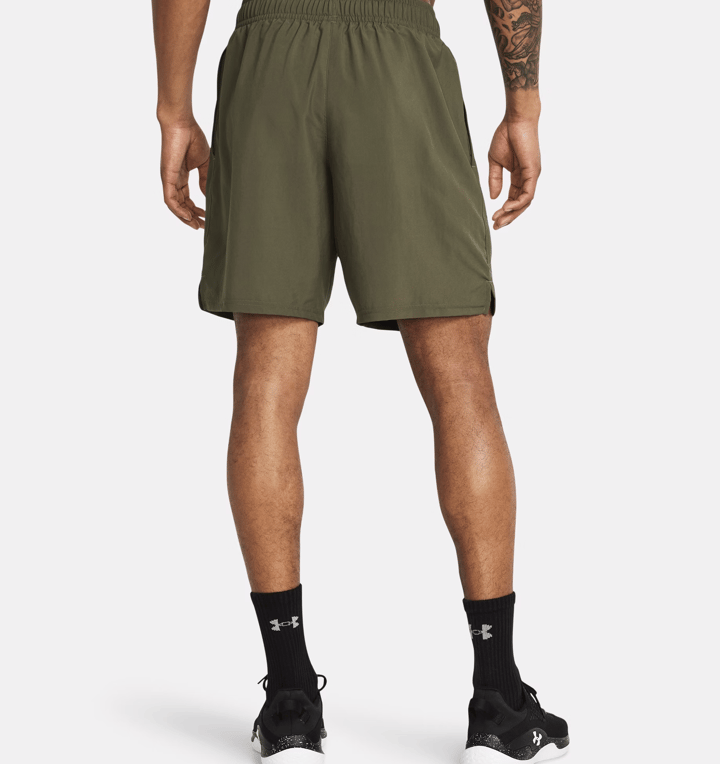 Under Armour Men's UA Tech Woven Wordmark Shorts Marine Od Green Under Armour