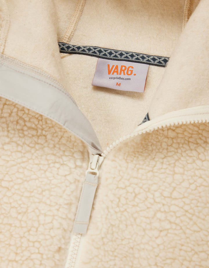 Varg Women's Funäs Pile Hood Almond White Varg Varg Women's Funäs Pile Hood Almond White Varg