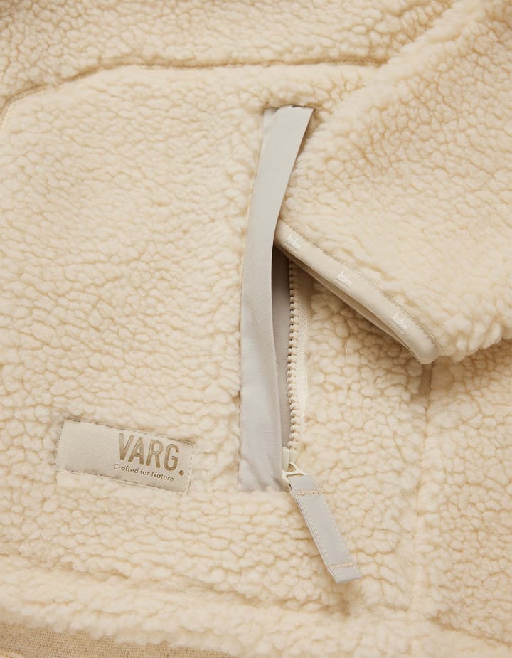 Varg Women's Funäs Pile Hood Almond White Varg
