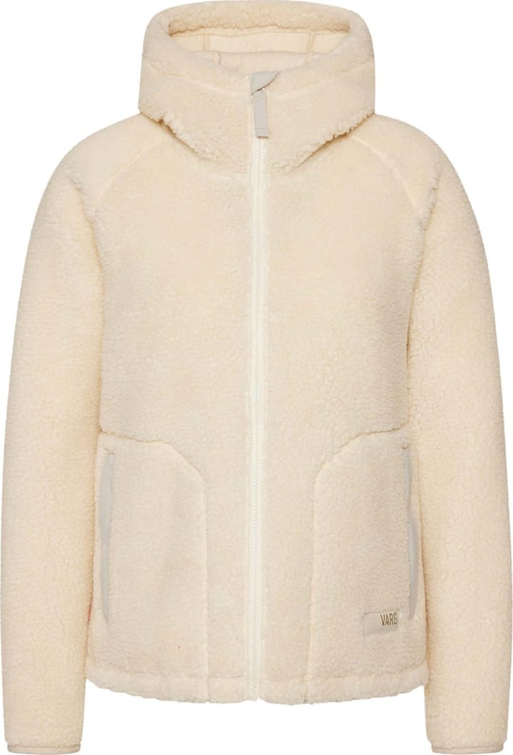 Varg Women's Funäs Pile Hood Almond White Varg