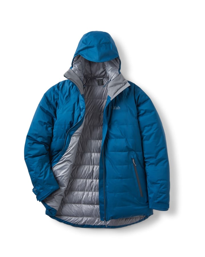 Rab Men's Valiance Waterproof Down Jacket Tempest Blue Rab Rab Men's Valiance Waterproof Down Jacket Tempest Blue Rab