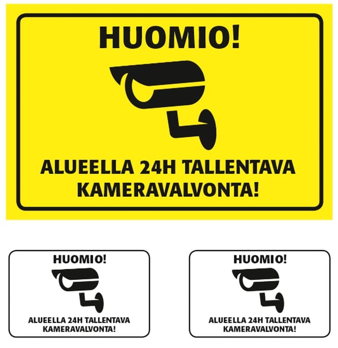 Burrel Burrel Overvåkningsskilt Og Klistremerke Varsel Om Kameraovervåkning Burrel Burrel Burrel Overvåkningsskilt Og Klistremerke Varsel Om Kameraovervåkning Burrel