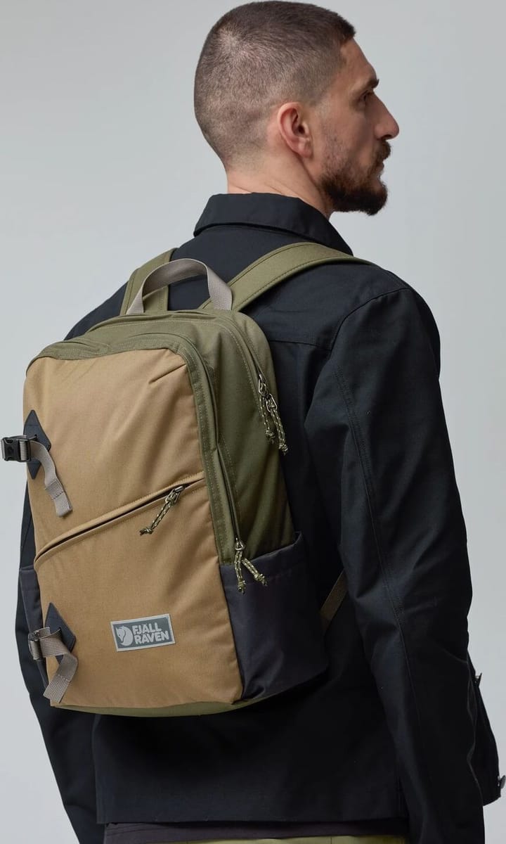 Fjällräven Vardag Backpack 17 Poppy Pink-khaki Dust Fjällräven