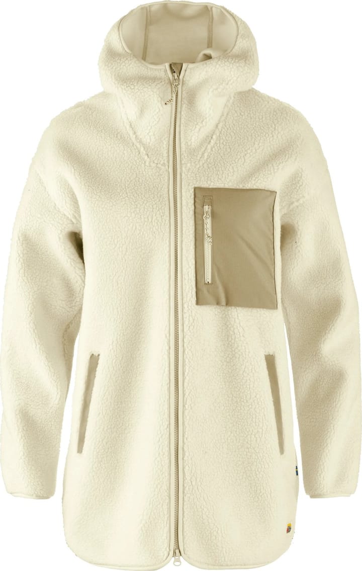 Fjällräven Women's Vardag Pile Fleece Long Chalk White Fjällräven Fjällräven Women's Vardag Pile Fleece Long Chalk White Fjällräven