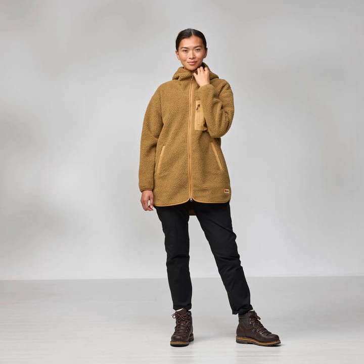 Fjällräven Women's Vardag Pile Fleece Long Buckwheat Brown Fjällräven