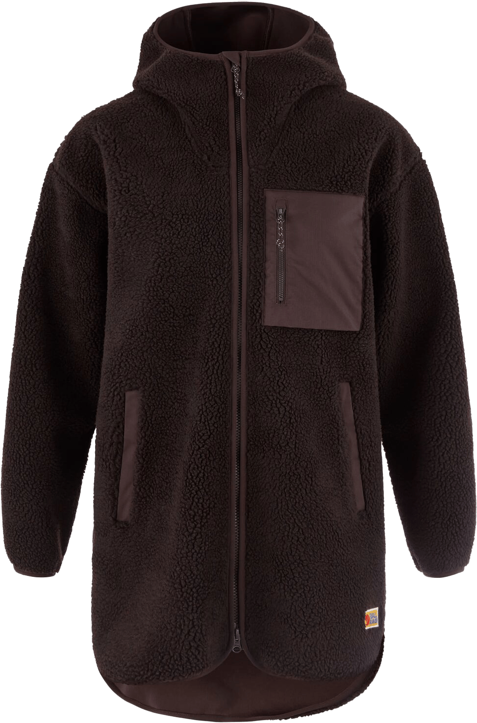 Fjällräven Women's Vardag Pile Fleece Long Black Oak