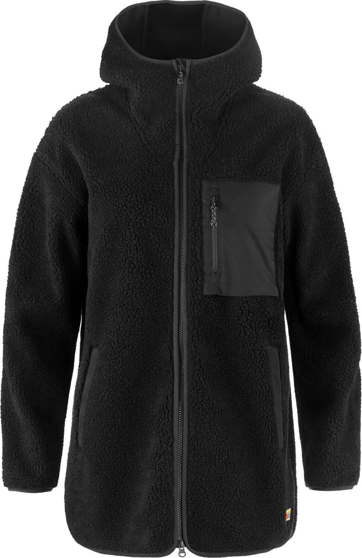 Fjällräven Women's Vardag Pile Fleece Long Black Fjällräven Fjällräven Women's Vardag Pile Fleece Long Black Fjällräven
