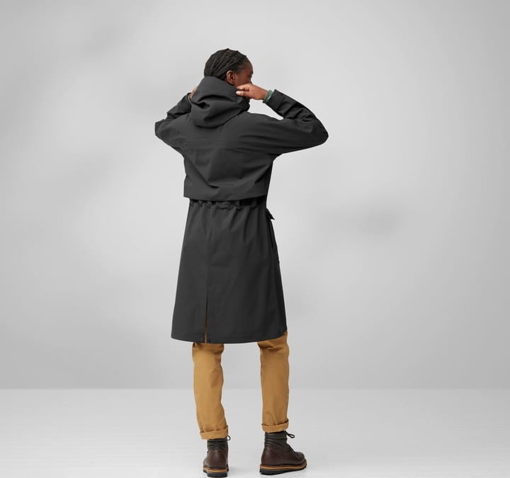 Fjällräven Women's Vardag Rain Parka Dark Navy Fjällräven