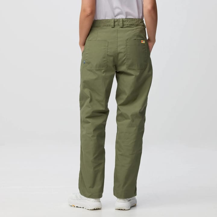 Fjällräven Women's Vardag Relaxed Trousers Green Fjällräven