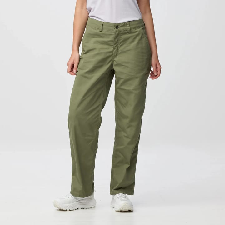 Fjällräven Women's Vardag Relaxed Trousers Green Fjällräven