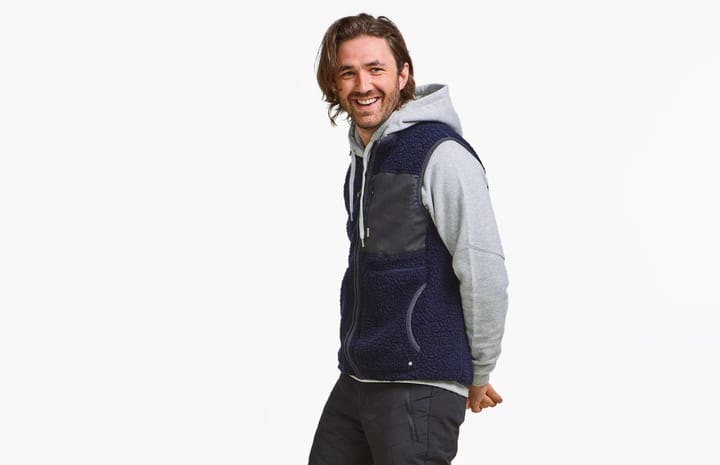 Varg Men's Vargön Wool Vest Navy Blue Varg