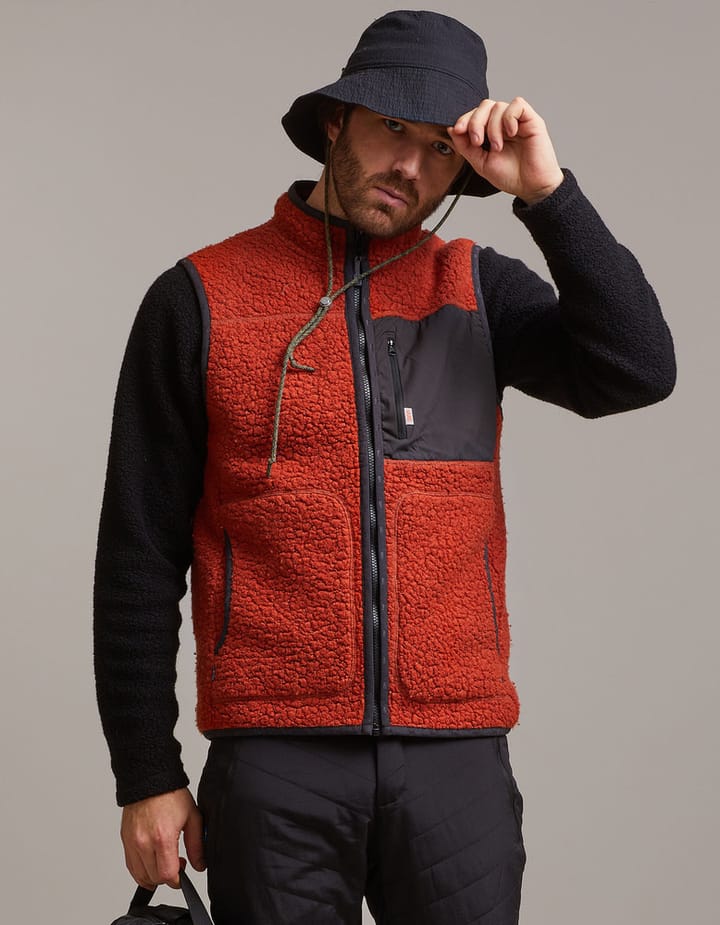 Varg Men's Vargön Wool Vest Retro Orange Varg