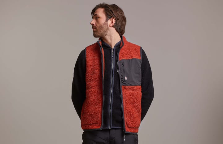 Varg Men's Vargön Wool Vest Retro Orange Varg